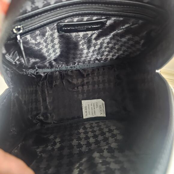 Karl Lagerfeld Paris Black Khloe Backpack - Picture 5 of 7